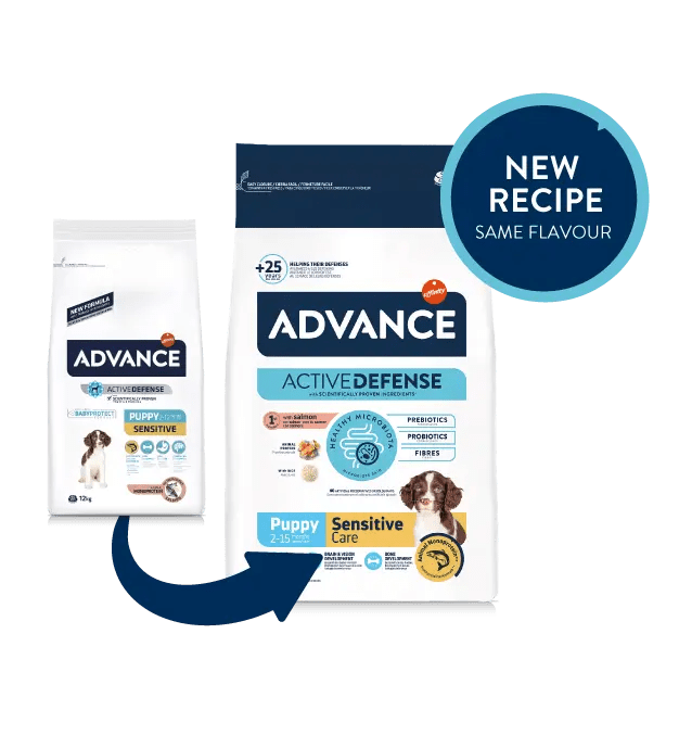 Advance Sensitive Somonlu Hassas Yavru Köpek Maması 3kg