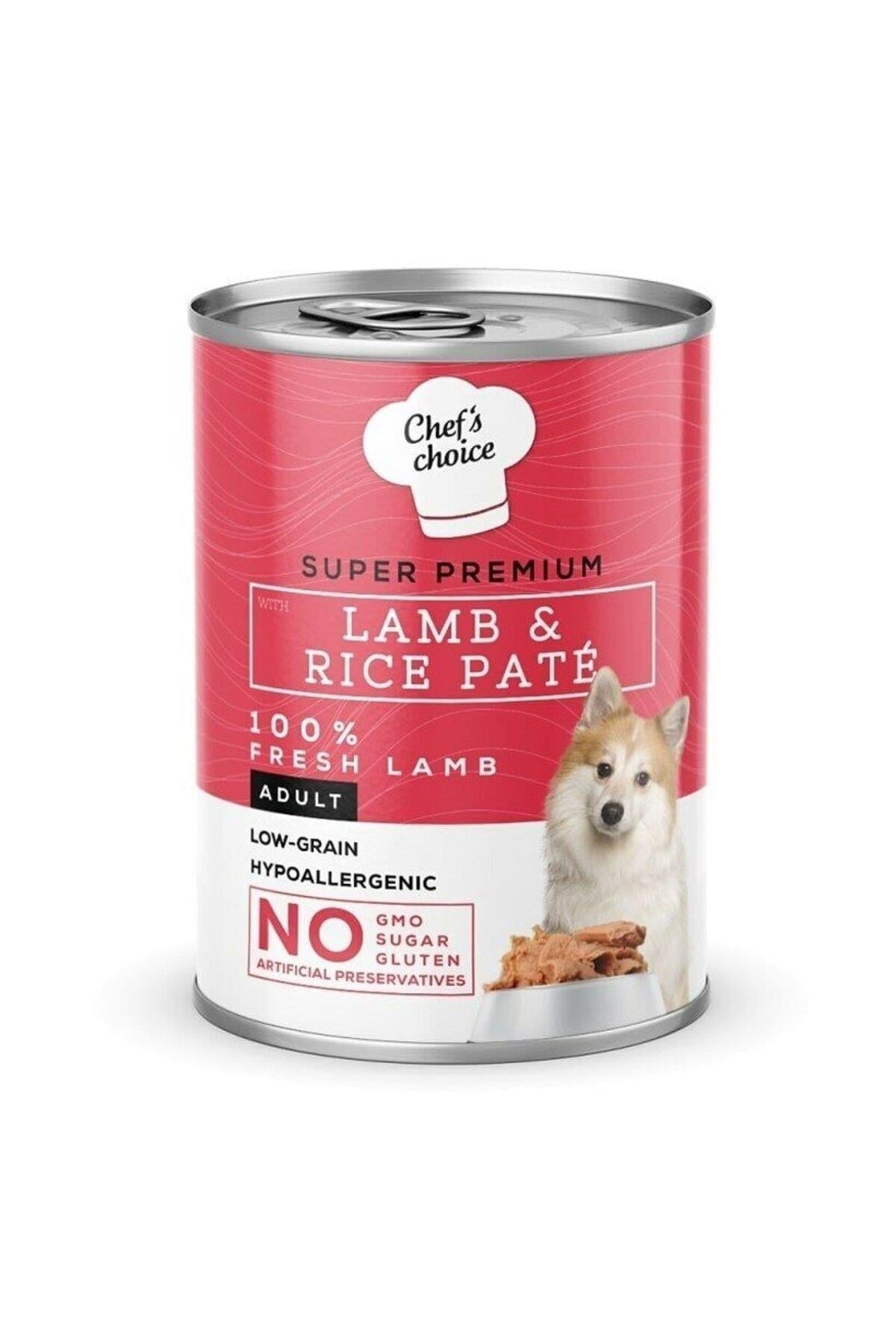 Chef's Choice Kuzulu Pirinçli Ezme Köpek Konseve Mamasi 400 Gr