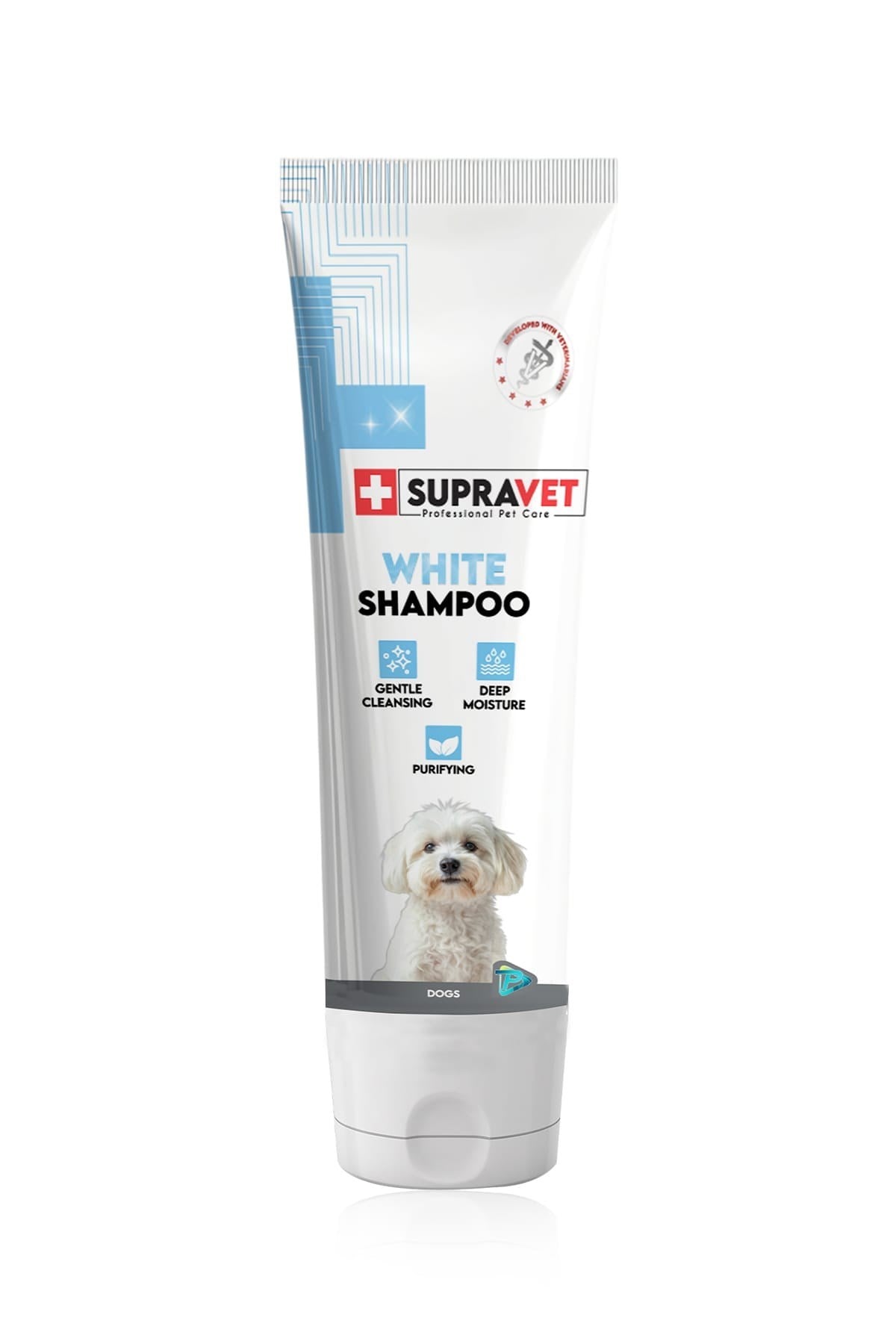 Supravet White Beyaz tüylü Köpekler için Şampuan 200ML