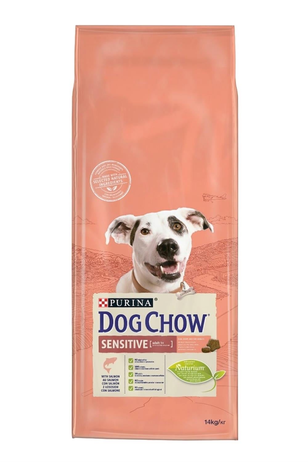 Dog Chow Hassas Köpekler için Somon Etli Yetişkin Köpek Maması 14kg