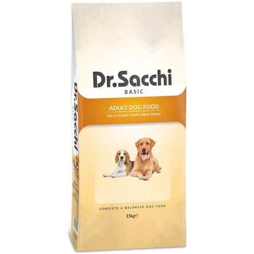 Dr.Sacchi Basic Chicken Tavuklu Yetişkin Köpek Maması 15kg