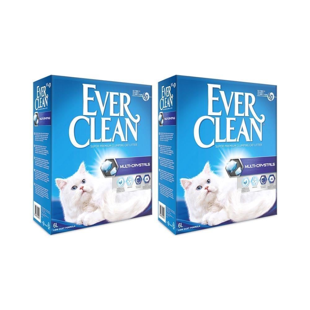 Ever Clean Multi Crystals Kokuyu Hapseden Kedi Kumu 6lt x 2 adet
