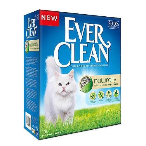 Ever Clean Naturally Doğal Parfümsüz Topaklanan Kedi Kumu 10 lt