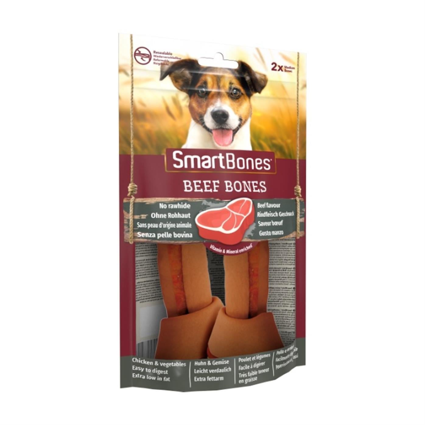 Smart Bones Orta Irk Köpekler İçin Sığır Etli Düğümlü Kemik 158gr (2'li)