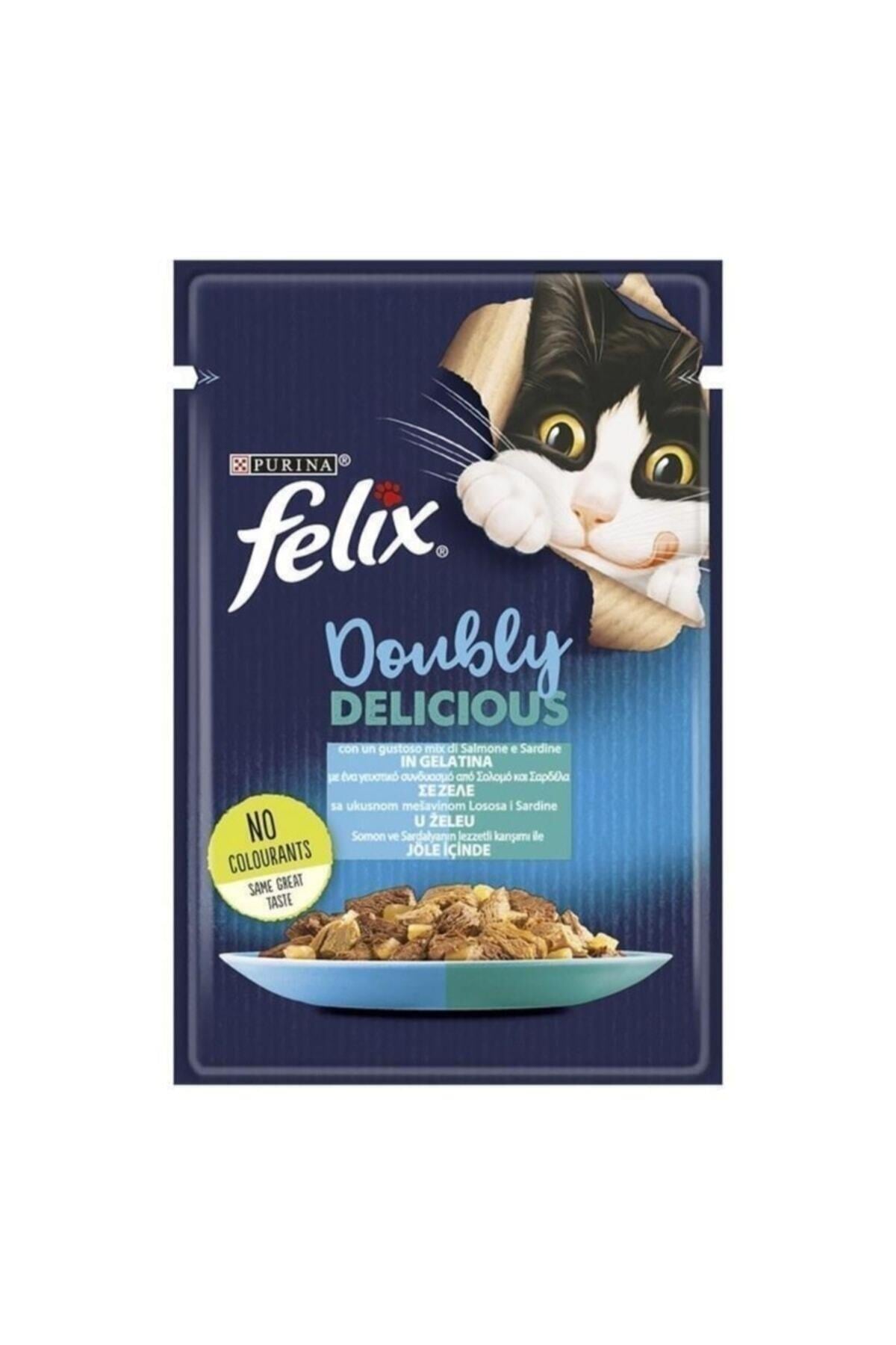Felix Somon Ve Sardalyalı Kedi Yaş Mama 85 Gr