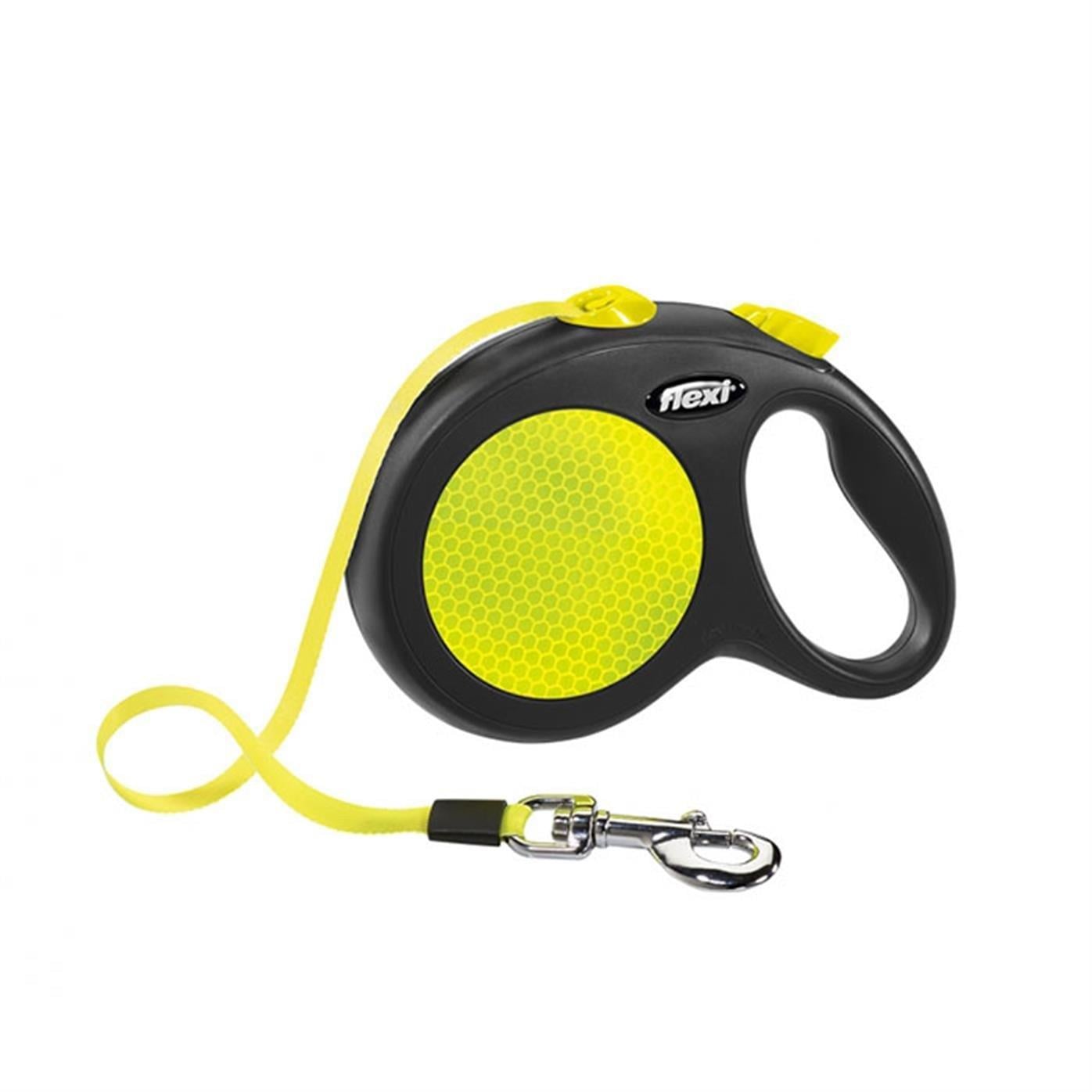 Flexi New Neon L Beden 5MT Şerit Tasma