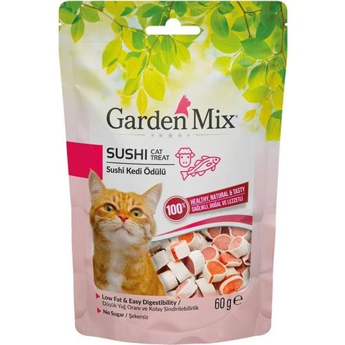 Garden Mix Kuzulu Sushi Kedi Ödül Maması 60 gr