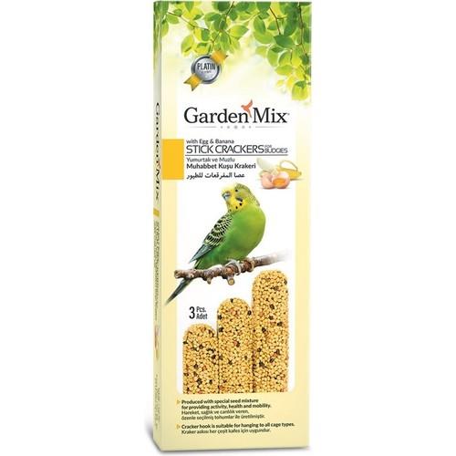 Garden Mix Platin Muzlu Yumurtalı Kuş Krakeri (3'lü)