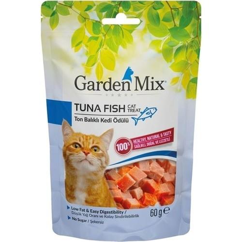 Garden Mix Ton Balıklı Düşük Yağlı Şekersiz Kedi Ödül Maması 60 gr
