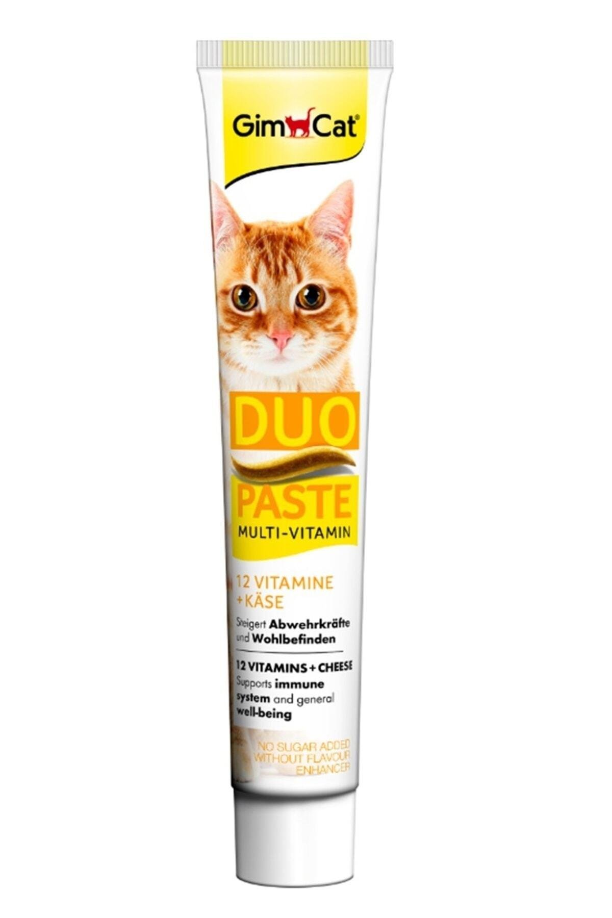 GimCat Duo Paste Peynirli Multi-Vitamin Kedi Macunu 50gr