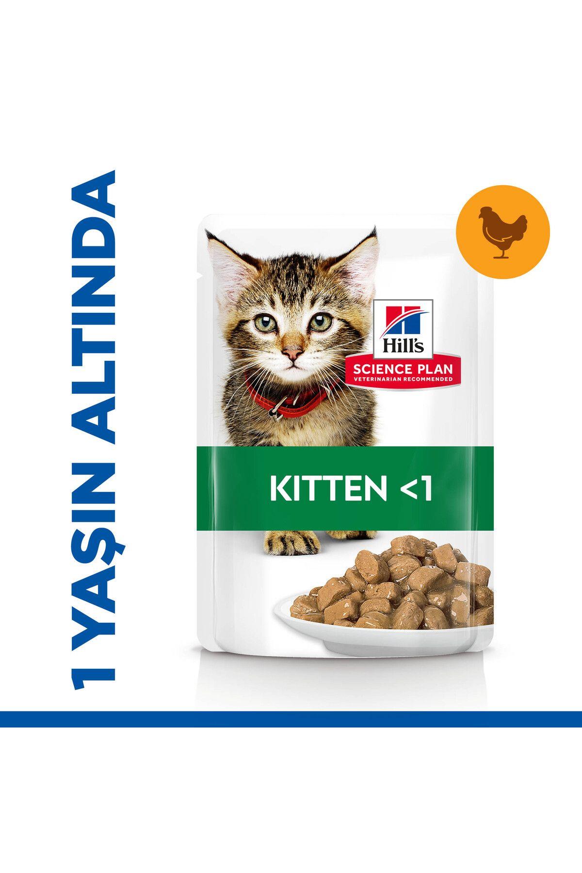 Hill's Pouch Tavuklu Yavru Kedi Konservesi 85gr
