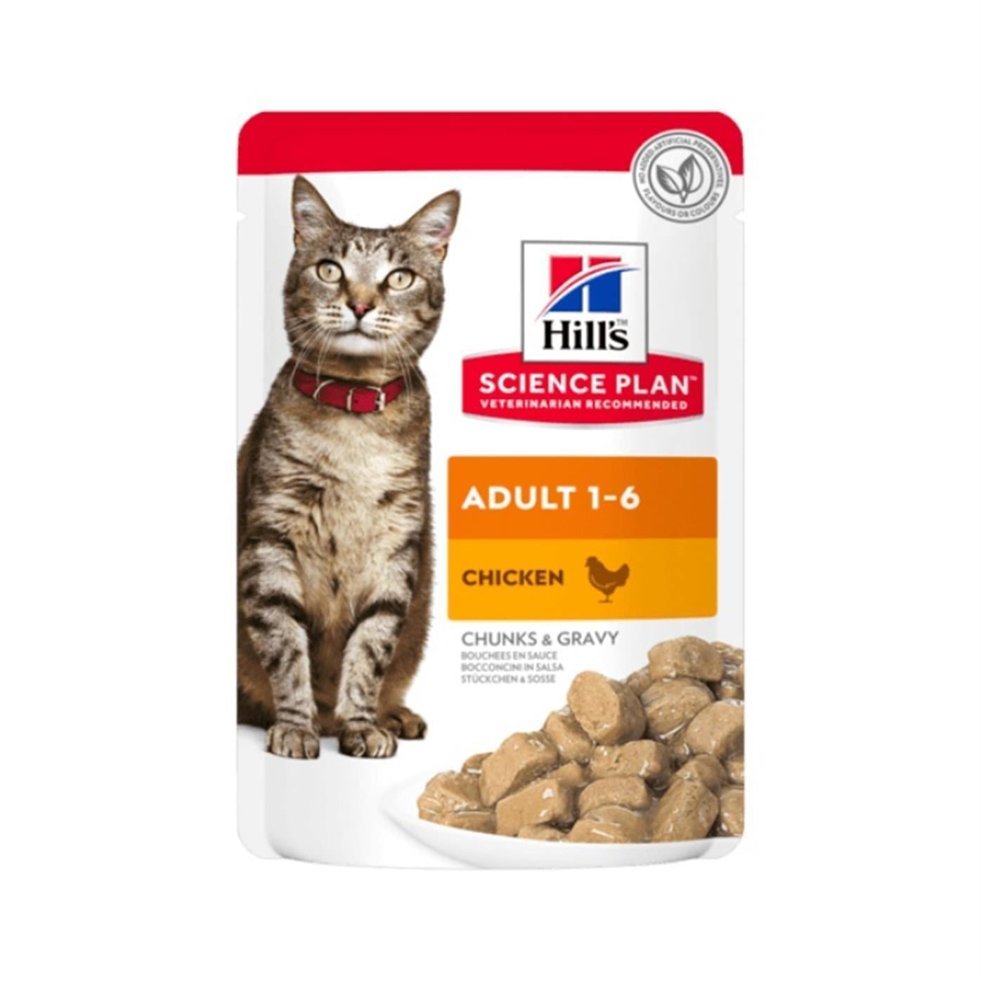 Hills Tavuklu Yetişkin Kedi Pouch Konserve 85 Gr