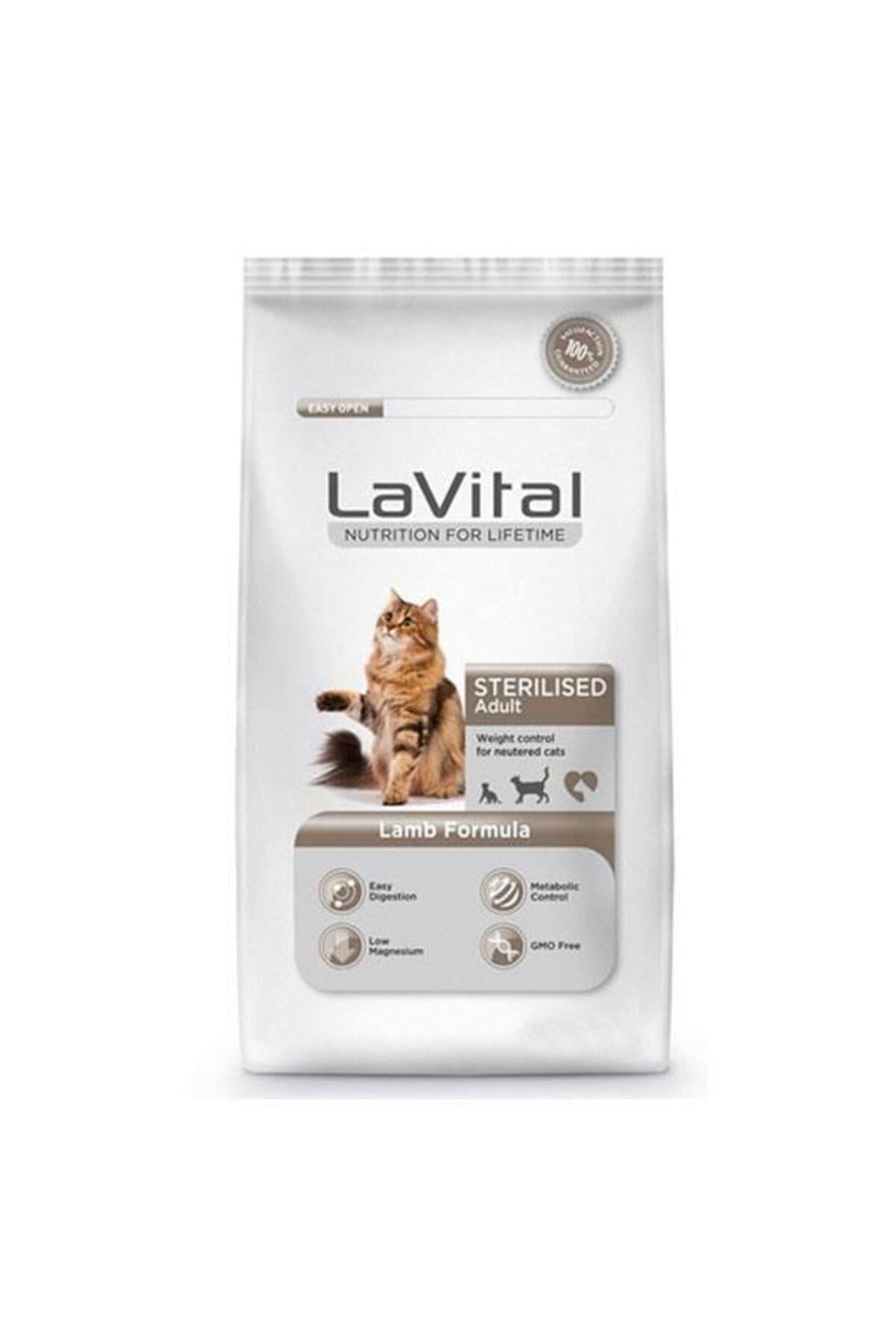 La Vital Sterilesed Kuzu Etli Kısırlaştırılmış Yetişkin Kedi Maması 12 KG