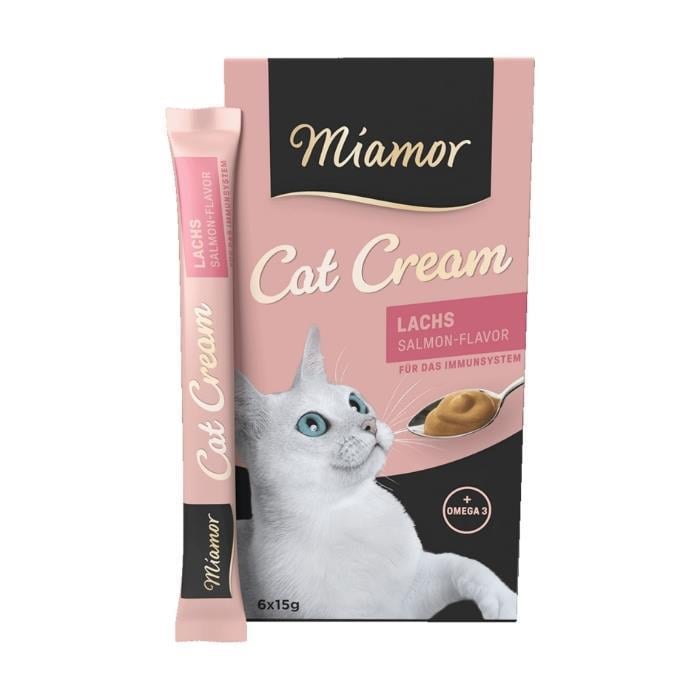Miamor Cream Somonlu Yetişkin Kedi Ödül Maması 6x15gr