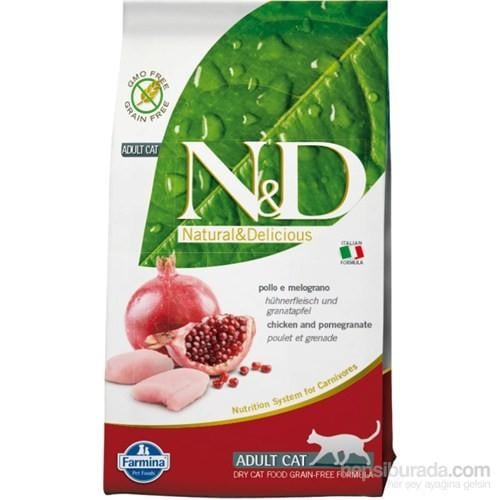 N&D Tavuklu Narlı Tahılsız Kedi Maması 1.5 Kg