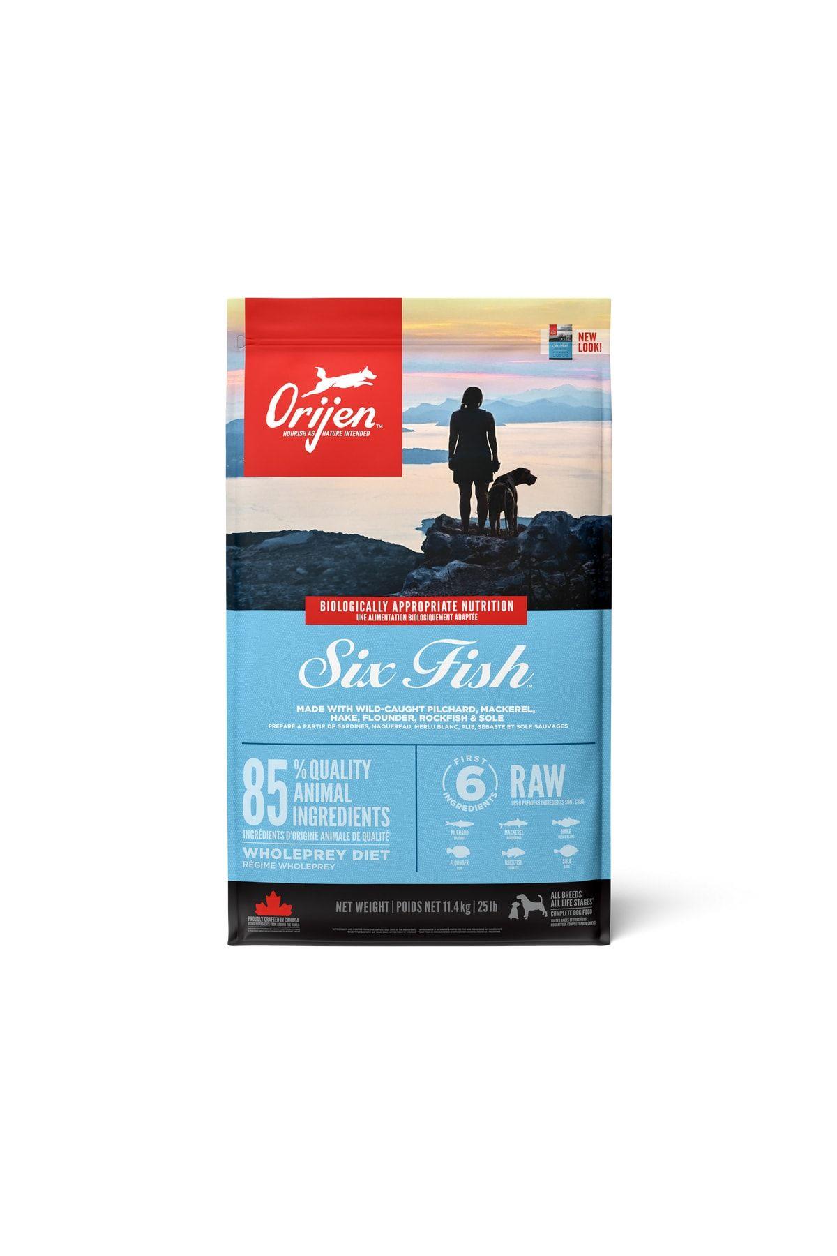 Orijen 6 Fish 6 Balıklı Tahılsız Yetişkin Köpek Maması 11,4kg