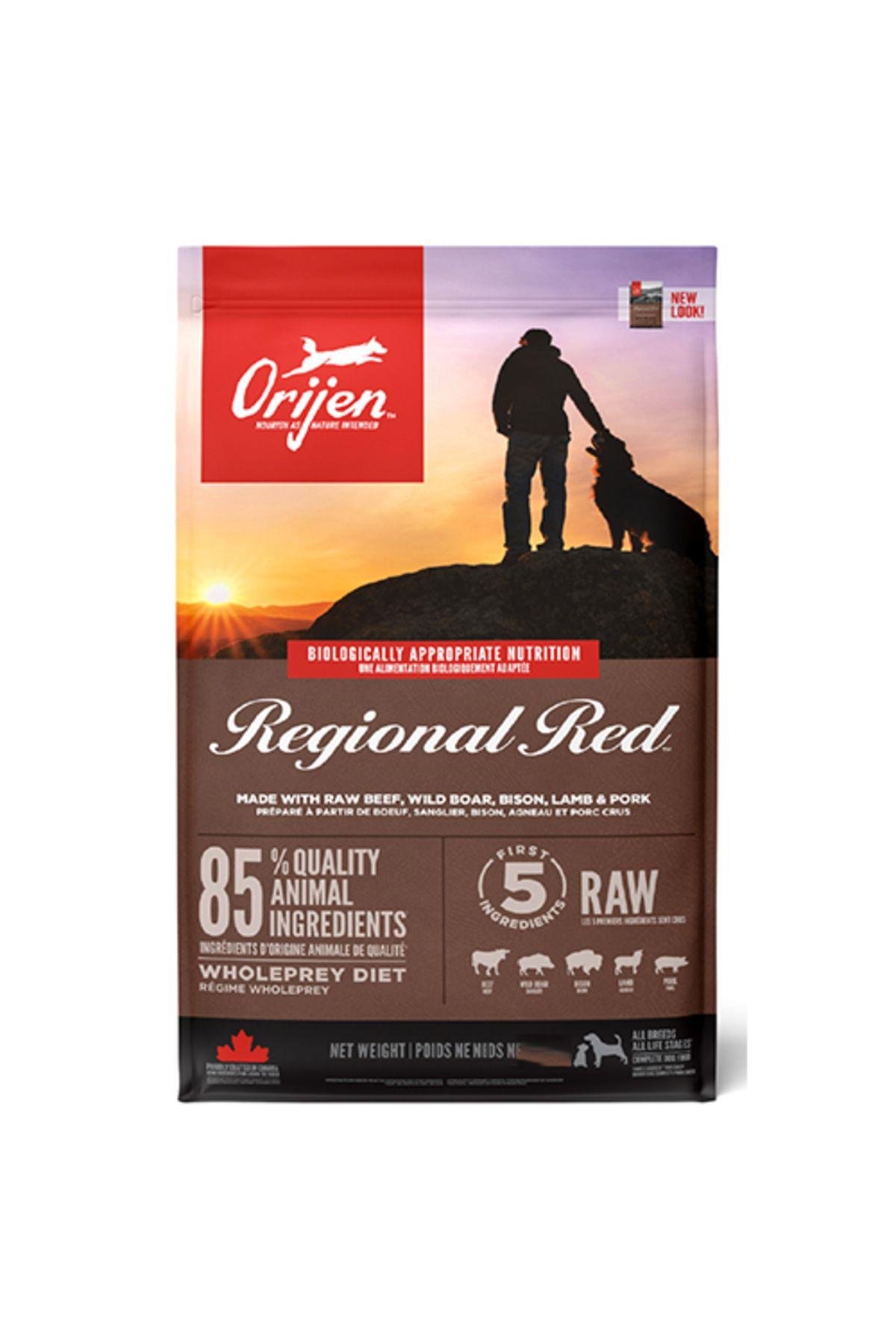 Orijen Regional Red Kırmızı Etli Tahılsız Yetişkin Köpek Maması 11,4kg
