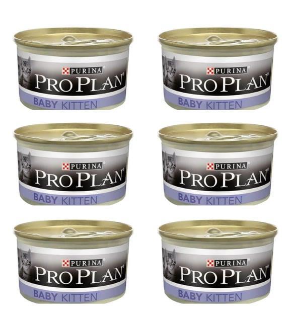 Pro Plan Baby Kitten Tavuklu Yeni Doğan Yavru Kedi Konservesi 85gr x 6 adet