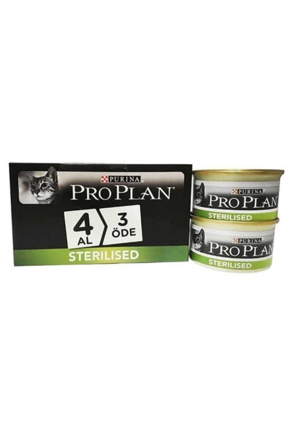 Pro Plan Somonlu ve Ton Balıklı Kısırlaştırılmış Kedi Konservesi 85gr  4 AL 3 ÖDE