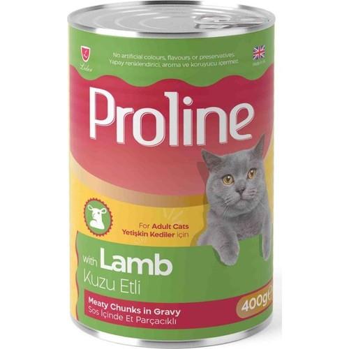 Proline Sos İçinde Parça Kuzu Etli Yetişkin Kedi Konservesi 400gr