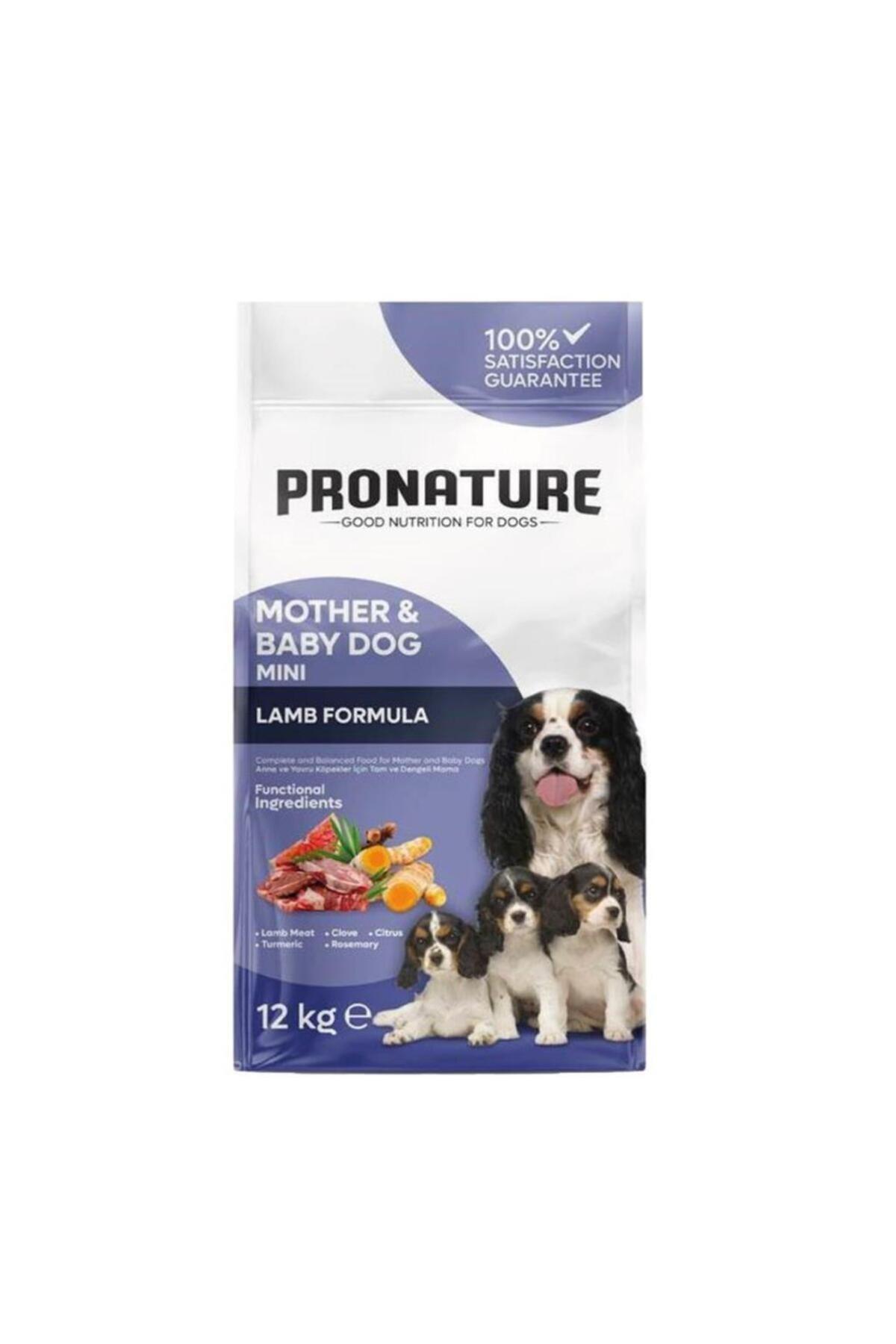 Pronature Mother & Baby Dog Anne ve Bebek Köpekler İçin Kuzulu ve Pirinçli Köpek Maması 12kg