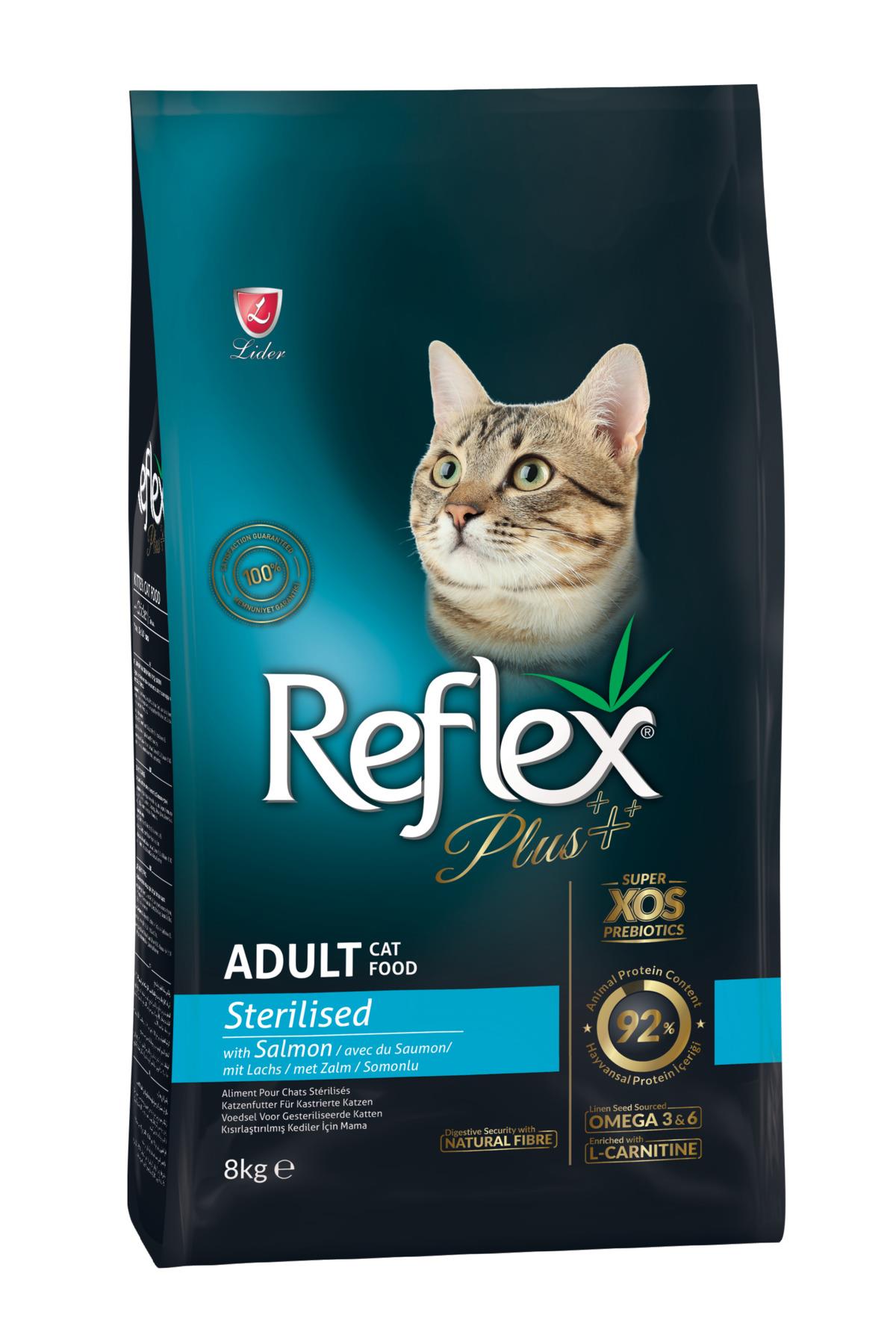 Reflex Plus Sterilised Somonlu Kısırlaştırılmış Kedi Maması 8kg