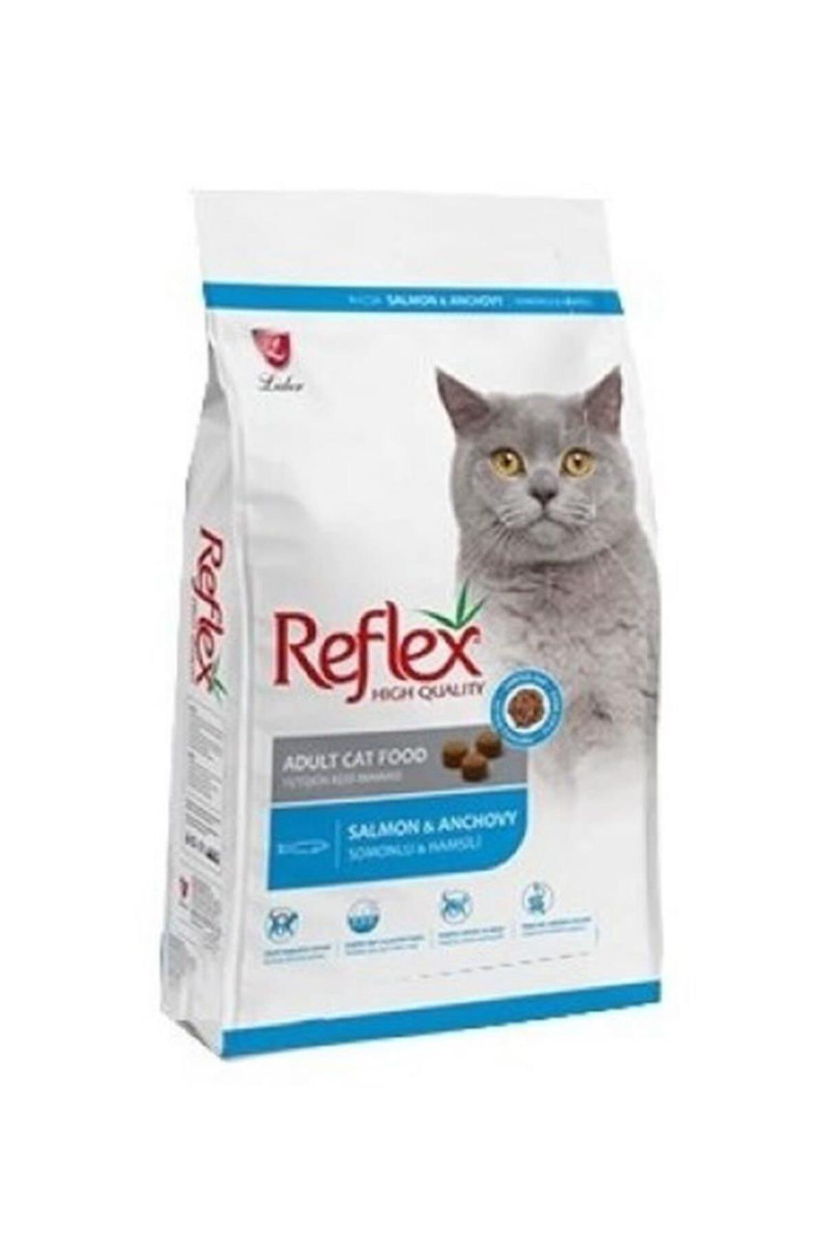 Reflex Somonlu ve Hamsili Yetiskin Kedi Mamasi 15 kg