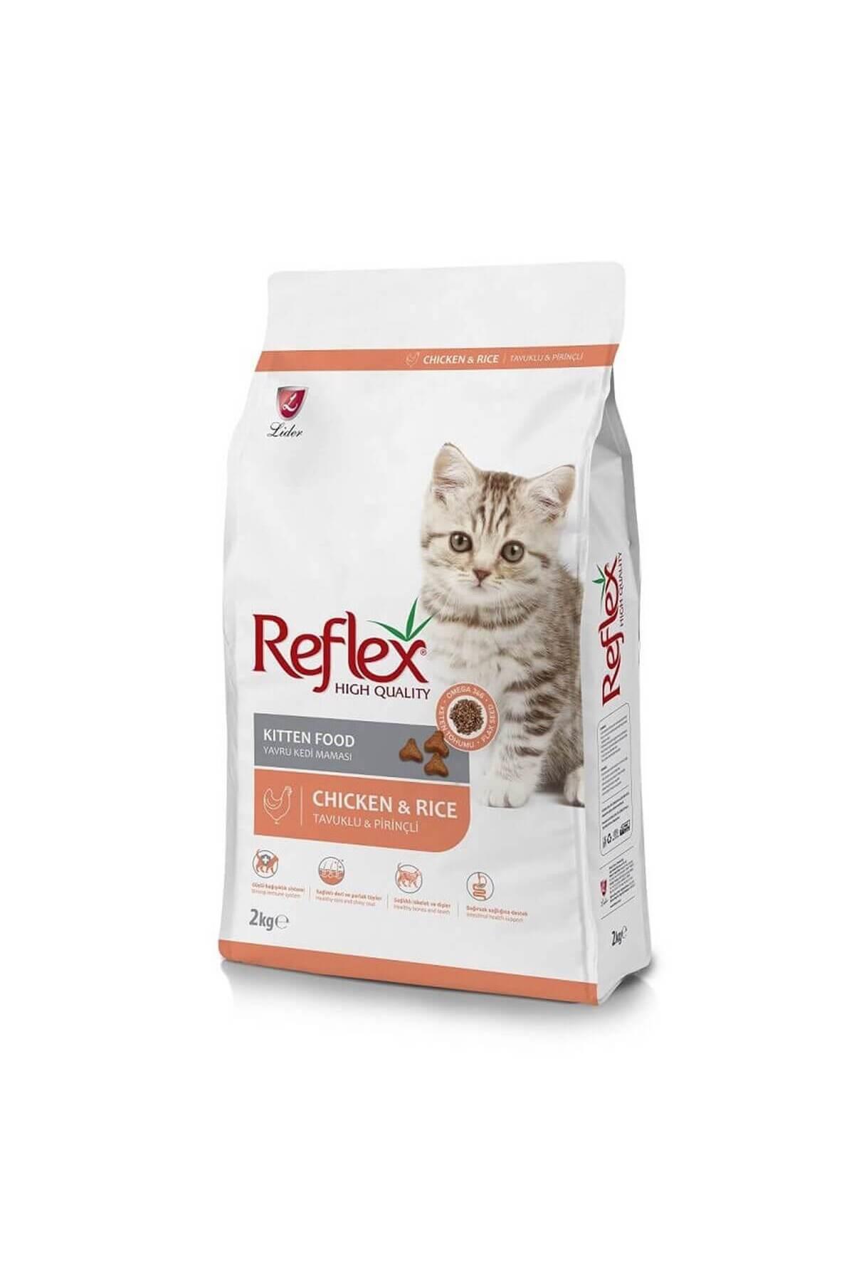 Reflex Tavuklu ve Pirinçli Yavru Kedi Maması 2kg