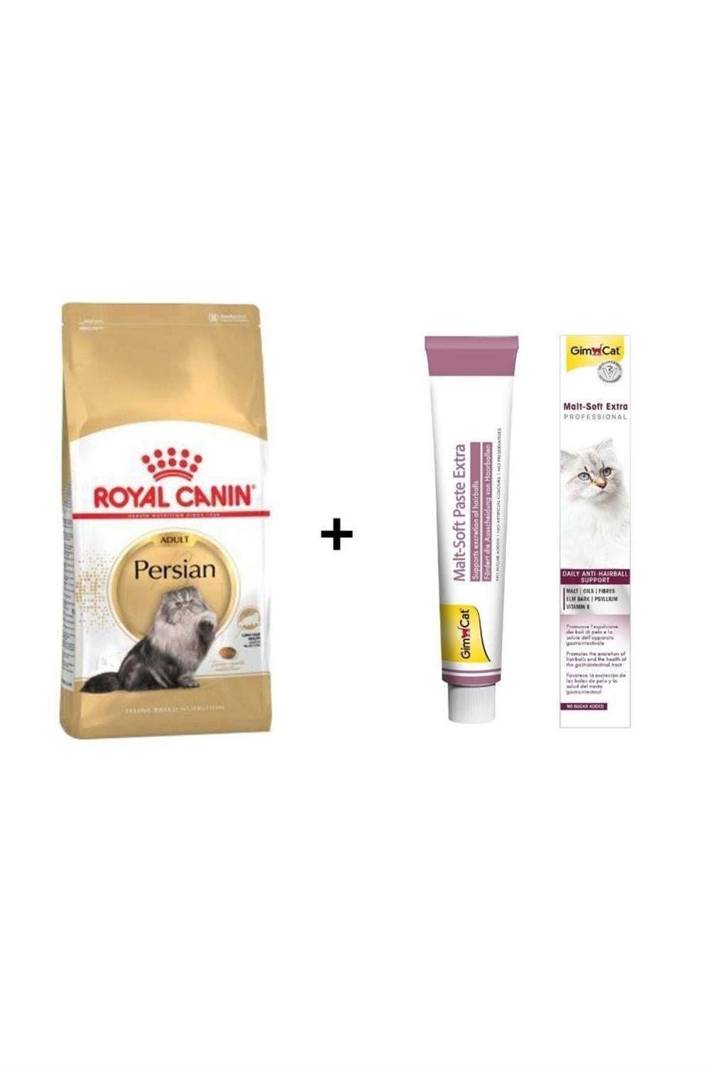 Royal Canin Persian Yetişkin Kedi Maması 2 Kg + Gimcat Malt 100 Gr