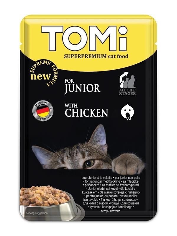 Tomi Pouch Kümes Hayvanlı Yavru Kedi Konservesi 100gr