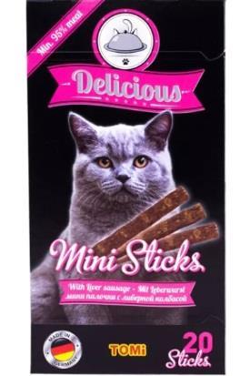 Tomi Sosisli Mini Kedi Ödül Çubuğu 2gr (20'li)