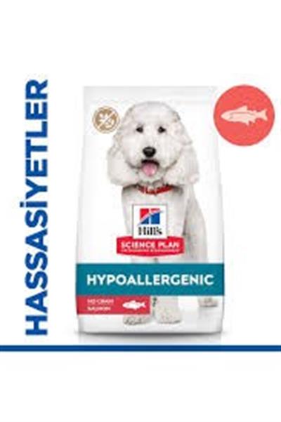 Hill's Hipoalerjenik Somonlu Orta Irk Tahılsız Yetişkin Köpek Maması 10kg + 2kg HEDİYE!
