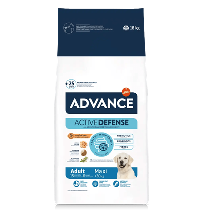 Advance Tavuklu ve Pirinçli Büyük Irk Yetişkin Köpek Maması 14kg