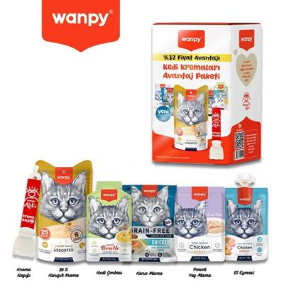Wanpy Kedi Kremaları Avantajlı Paket