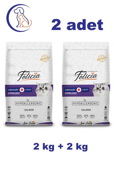 Felicia Somonlu Kısır Kedi Maması 2 kg x 2 Adet