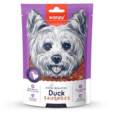 Wanpy Ördek Etli Sosis Köpek Ödülü 100 gr