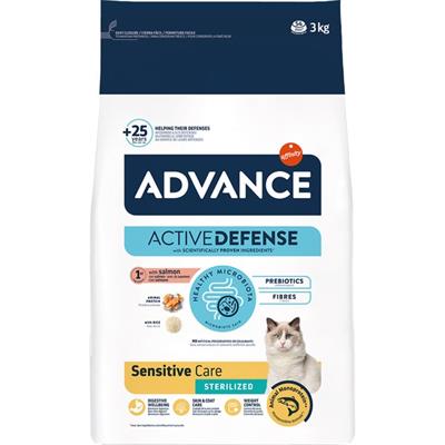 Advance Sensitive Somonlu Kısırlaştırılmış Kedi Maması 3kg
