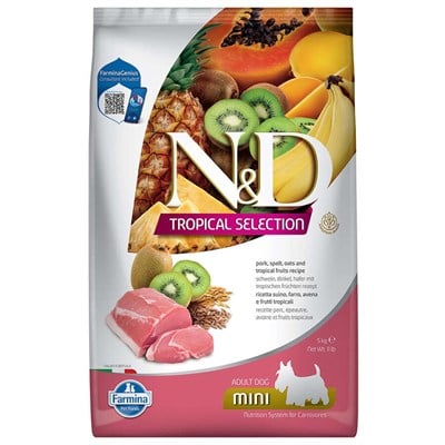 N&D Tropical Domuzlu Mini Adult Köpek Maması 5 kg