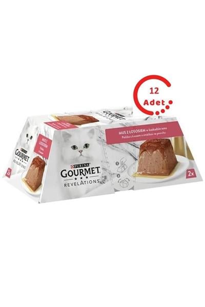 Gourmet Revelations Somonlu Kedi Maması 2x57 gr x 12 Adet
