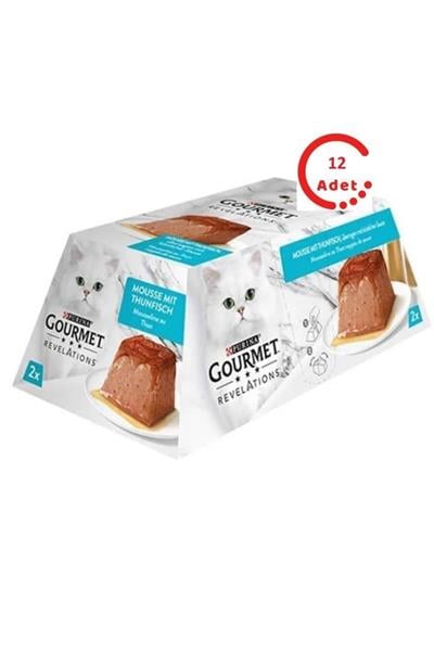 Gourmet Revelations Ton Balıklı Kedi Maması 2x57 gr x 12 Adet