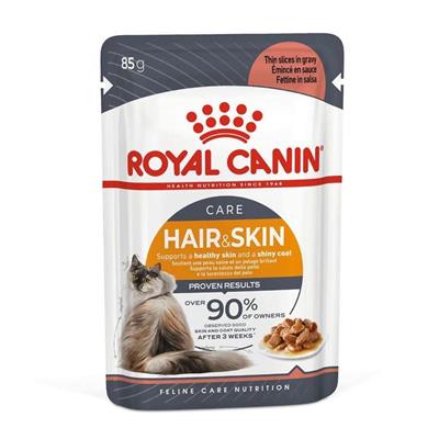 Royal Canin Hair&Skin Sos İçinde Yetişkin Kedi Konservesi 85gr