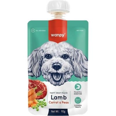Wanpy Kuzulu ve Havuçlu Ezme Köpek Ödül Maması 90gr
