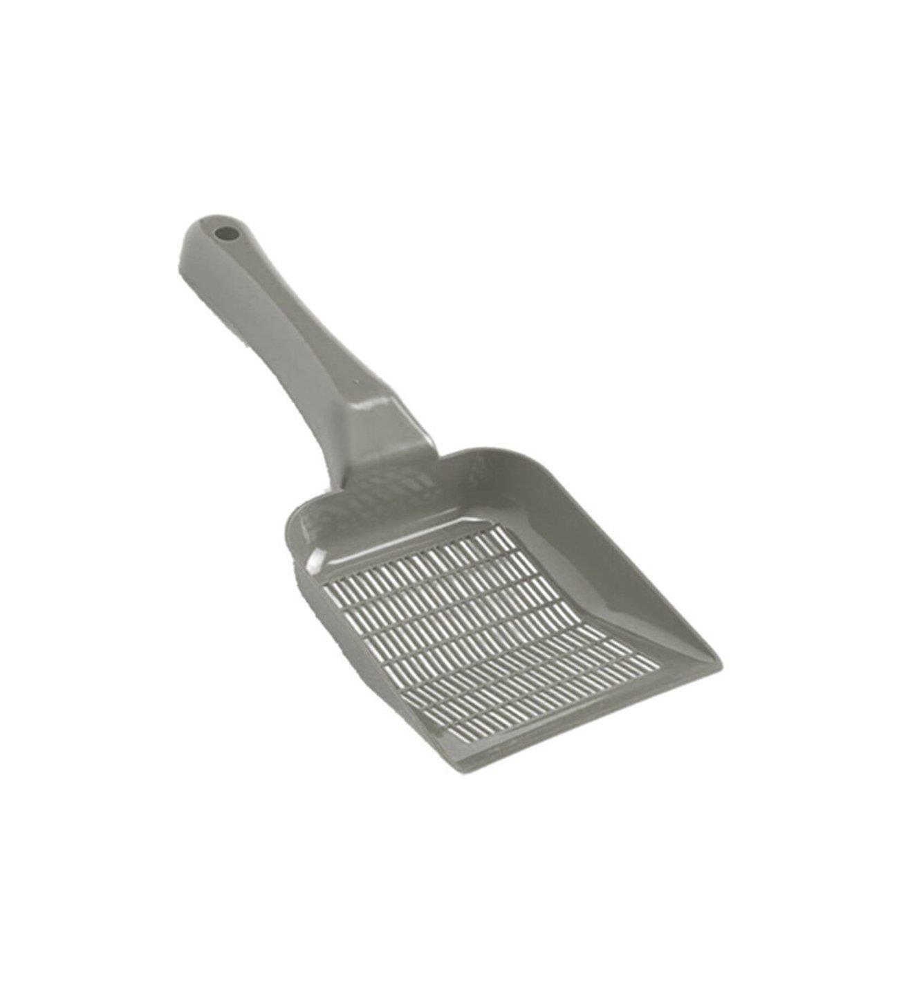 Moderna Scoopy Small Grid Dar Aralıklı Kedi Kumu Küreği - Gri