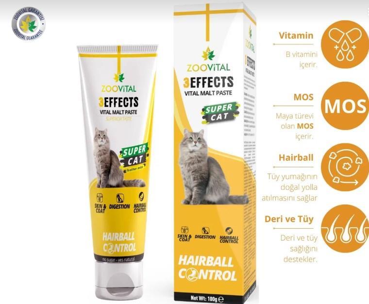 Zoovital Malt Paste Kedi Macunu 3 Etkili 100 g