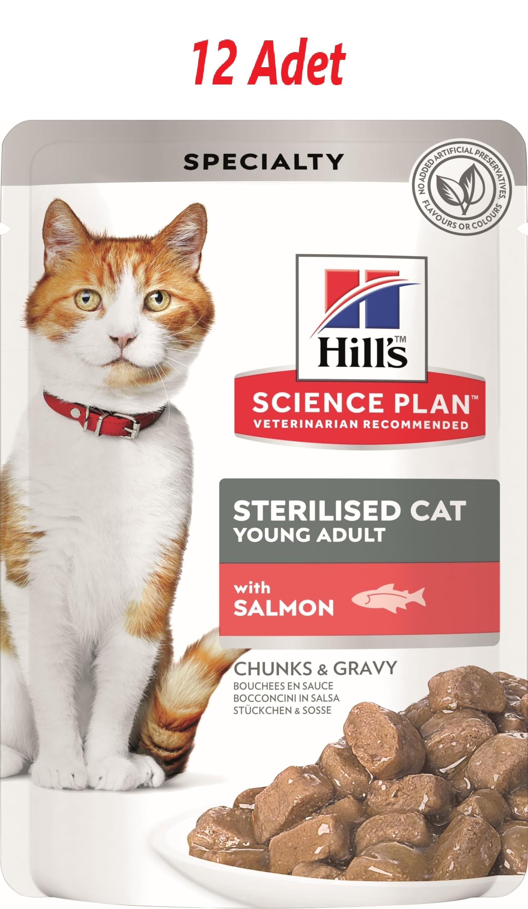 Hill's Somolu Kısırlaştırılmış Yetişkin Kedi Pouch 85 gr x 12 adet