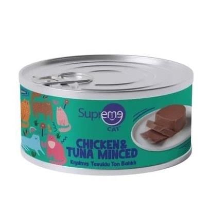 Supreme Tavuklu Ve Tonlu Kıyılmış Kedi Konservesi 85 Gr
