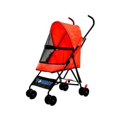 Tommy Evcil Hayvan Arabası KIRMIZI 76.5*44*99CM MAX 15KG