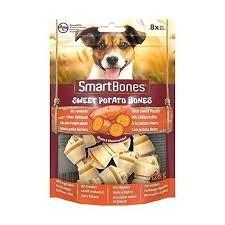 Smart Bones Tatlı Patatesli Küçük Irk Köpek Ödül Kemiği 128gr (8'li)