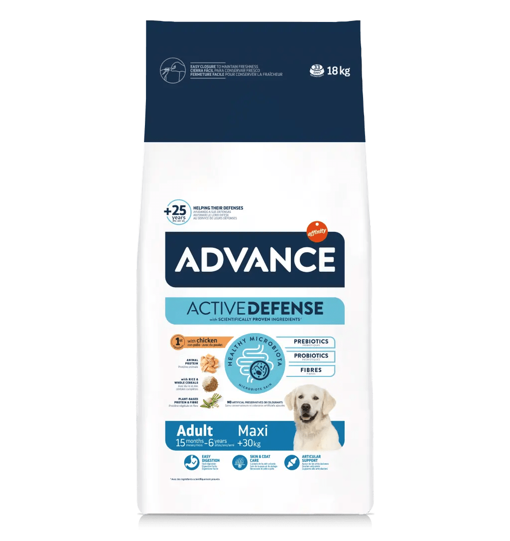 Advance Tavuklu ve Pirinçli Büyük Irk Yetişkin Köpek Maması 14kg