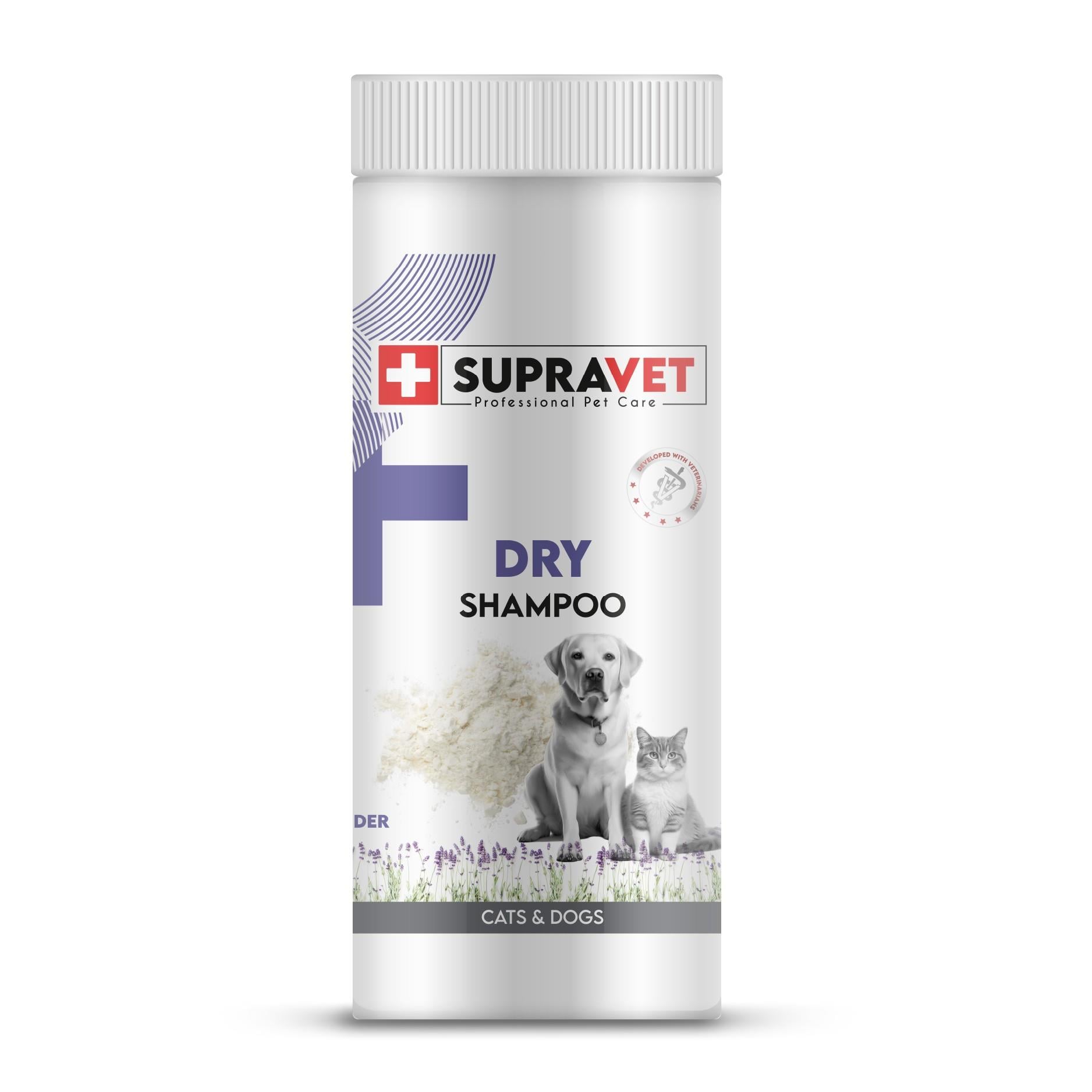 Supravet Dry Shampoo Lavanta Özlü Kedi Köpek Toz Şampuan 150 ml